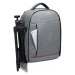 Špeciálny vodeodolný a protiotrasový batoh na fotoaparát KONO - svetlo sivý