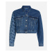 Bunda Karl Lagerfeld Jeans Klj Monogram Boxy Denim Jacket Mid Blue