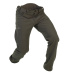 Poľovnícke hrejivé fleecové nohavice 100 zelené