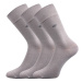 LONKA Diagon ponožky svetlo šedé 3 páry 115507