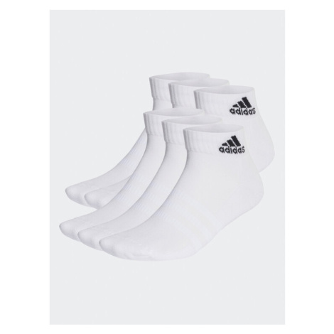 Adidas Ponožky Kotníkové Unisex Cushioned Sportswear Ankle Socks 6 Pairs HT3442 Biela