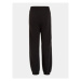 Calvin Klein Jeans Teplákové nohavice Intrasia Logo IB0IB02081 Čierna Regular Fit