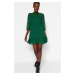 Trendyol Smaragdovo zelené čipkované šaty