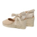 Manebi Espadrilky Low Wedge Espadrilles M 1.1 WL Béžová