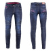 Dámske moto jeansy W-TEC Rafael Farba modrá