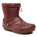 Crocs Snehule Classic Lined Neo Puff Boot 206630 Bordová