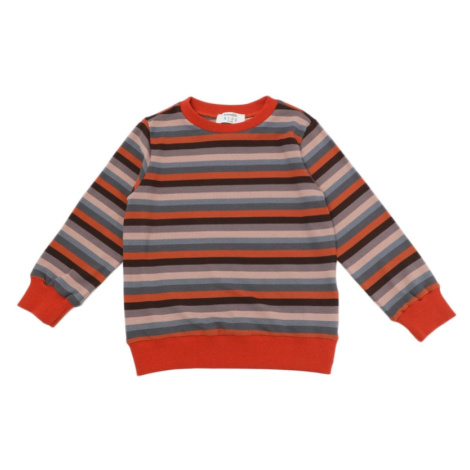 Trendyol Claret Red Striped Boy Knitted Slim Sweatshirt