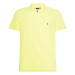 Tommy Hilfiger Polo tričko - TECH LINEN SLIM POLO žlté