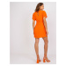 Dámske šaty-DHJ-SK-9651-1.20-oranžové jedna