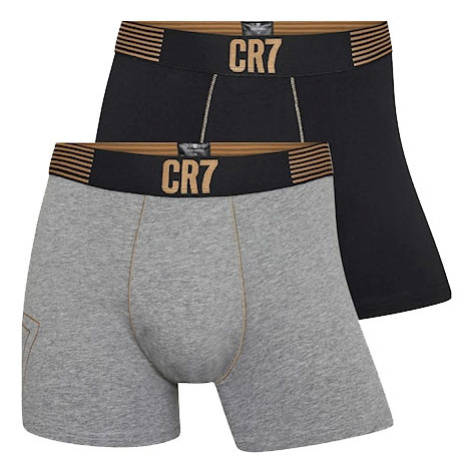 Cristiano Ronaldo pánske boxerky 2pack CR7 black-grey