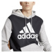 adidas ESSENTIALS FLEECE BIG LOGO HOODIE Pánska mikina, čierna, veľkosť