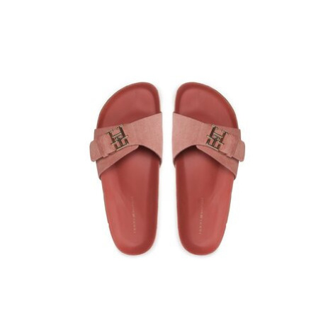 Tommy Hilfiger Šľapky Th Mule Sandal Slide FW0FW07071 Ružová