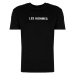 Les Hommes  LF224302-0700-9001 | Grafic Print  Tričká s krátkym rukávom Čierna