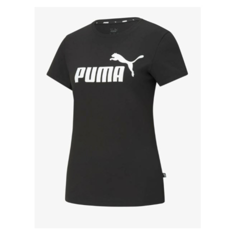 Puma tričko Ess Logo Tee W black