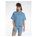 Reebok Tričko Classics Natural Dye Boxy T-Shirt HT7857 Modrá