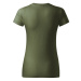 Dámske tričko Basic W MLI-13409 Khaki green - Malfini khaki-tm.Zelená