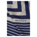 ŠATKA GANT MONOGRAM BORDER SILK SCARF EVENING BLUE