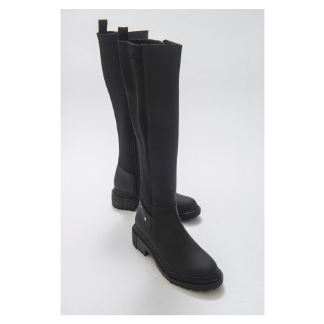 LuviShoes Dean Women's Black Boots