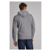 Mikina La Martina Man Fleece Full Zip Hooded Cot Medium Heather Grey