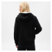 Mikina GAP Logo Sherpa Fullzip Hoodie True Black