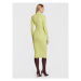 Herskind Úpletové šaty Fabienne 4630853 Zelená Slim Fit