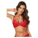 Push-up podprsenka Kinga PU-1036 Rachel Red