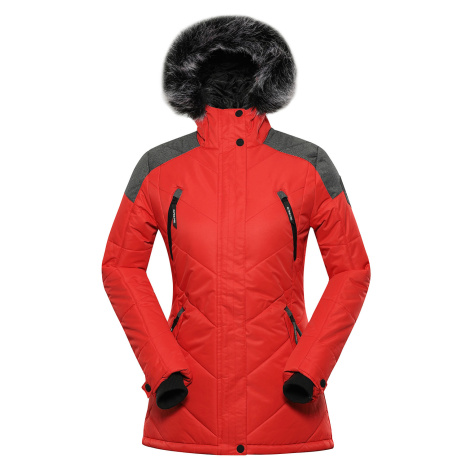 Ladies jacket with membrane ALPINE PRO ICYBA 7 olympic red