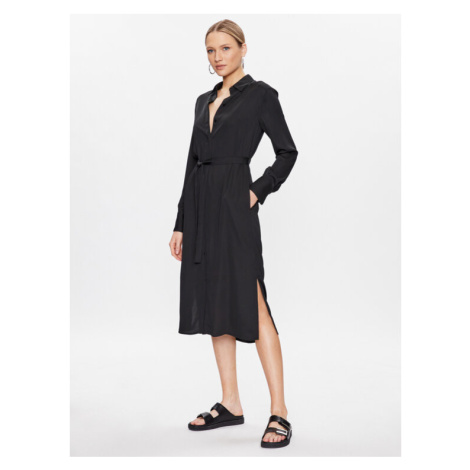 Calvin Klein Košeľové šaty K20K205218 Čierna Regular Fit