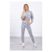 Set with pistol print gray