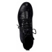 Tamaris Booties Low Heels Black Croco Čierna