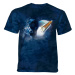 The Mountain Detské batikované tričko - ARTEMIS ASTRONAUT - vesmír - modrá