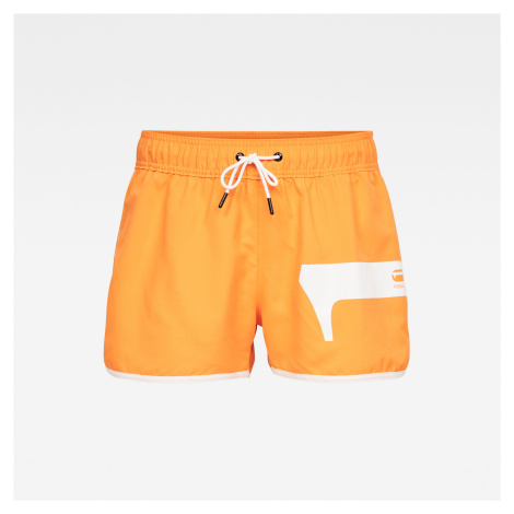 G-STAR Plavky - Dend swimshorts oranžové