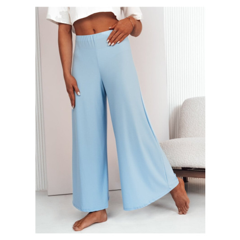 TERENI women's wide trousers, blue Dstreet