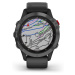 Smart hodinky s GPS Fenix 6 Pro Solar Gray