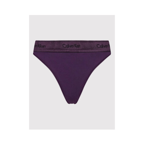 Calvin Klein Underwear Stringové nohavičky 000QF6136E Fialová