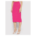 Kontatto Puzdrová sukňa 3M7437 Ružová Regular Fit