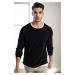 60226 Dewberry Knitwear Menswear Sweater-BLACK