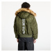 Bunda Alpha Industries 45P Hooded Custom Dark Olive