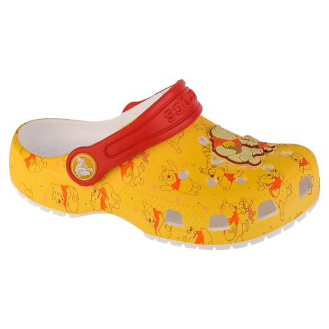 Žlté detské nazuváky Crocs Classic Disney Winnie Pooh T Clog 208358-94S