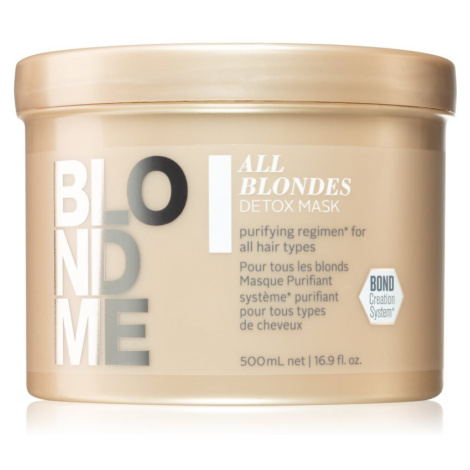 Schwarzkopf Professional Blondme All Blondes Detox detoxikačná a čistiaca maska pre blond a melí