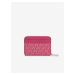 Tmavo ružová dámska vzorovaná peňaženka Michael Kors