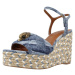 Kurt Geiger London  KENSINGTON 105 ESPADRIL  Sandále Modrá