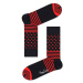 Happy Socks Ponožky  červená / čierna