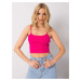 RUE PARIS Fuksiový crop top