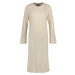 ŠATY GANT CABLE C-NECK DRESS CREAM