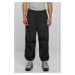 Nylon parachute pants black