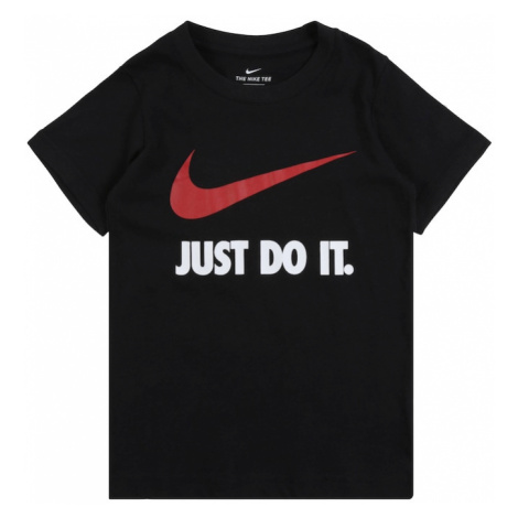 NIKE Tričko  červená / čierna / biela