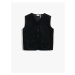 Koton V Neck Vest Cotton Quilted Lined