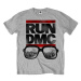 Run-DMC tričko Glasses NYC Šedá