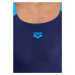 ARENA Športové jednodielne plavky 'SWIM PRO BACK GRAPHIC'  modrá / neónovo modrá